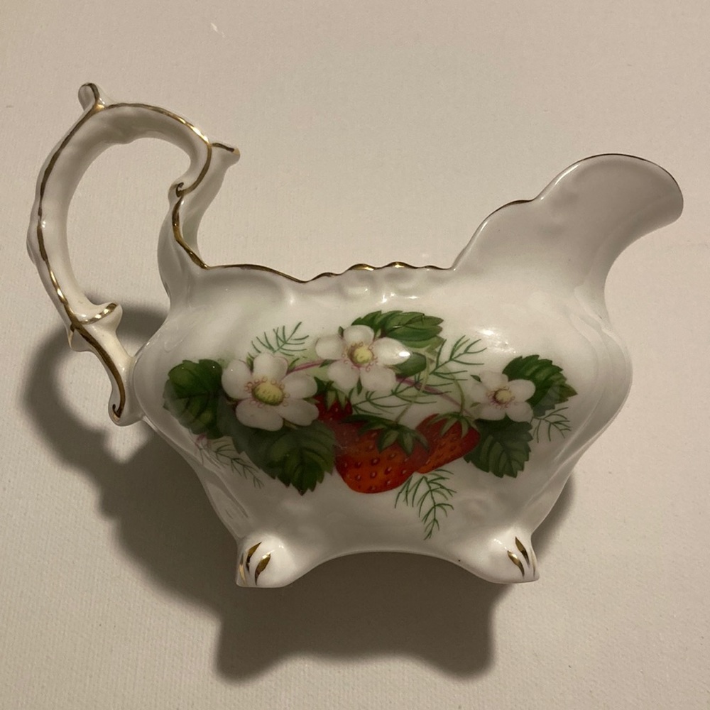 Hammersley & Co Strawberry Ripe Cream Pitcher
